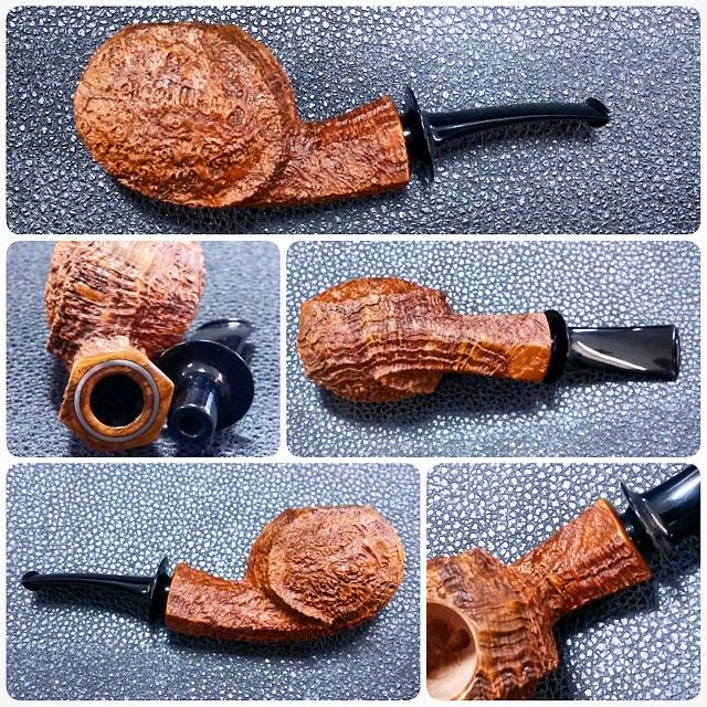 #FishyFriday! This blowfish is off to a happy customer! Retail on this one is $550 #artisanpipe #handmade #smokingpipe #tobaccopipe #sotb #sotl #botl #botb #pipepix #pipeplayground #briarlab #nkpwhq