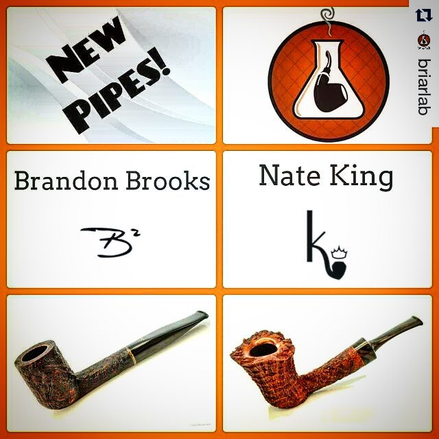 #Repost @briarlab with @repostapp
ãƒ»ãƒ»ãƒ»
Lots of new #pipes up on www.briarlab.com today! This is just a sneak peek of two of our favorites from @brandonhbrooks and @natekingpipes Go and check them out! 
#pipe #pipes #pipemaking #pipecarving #briarlab #briar #tobacco #artisan #handcrafted #handcarved #smallbusiness #indianapolis #indiana
