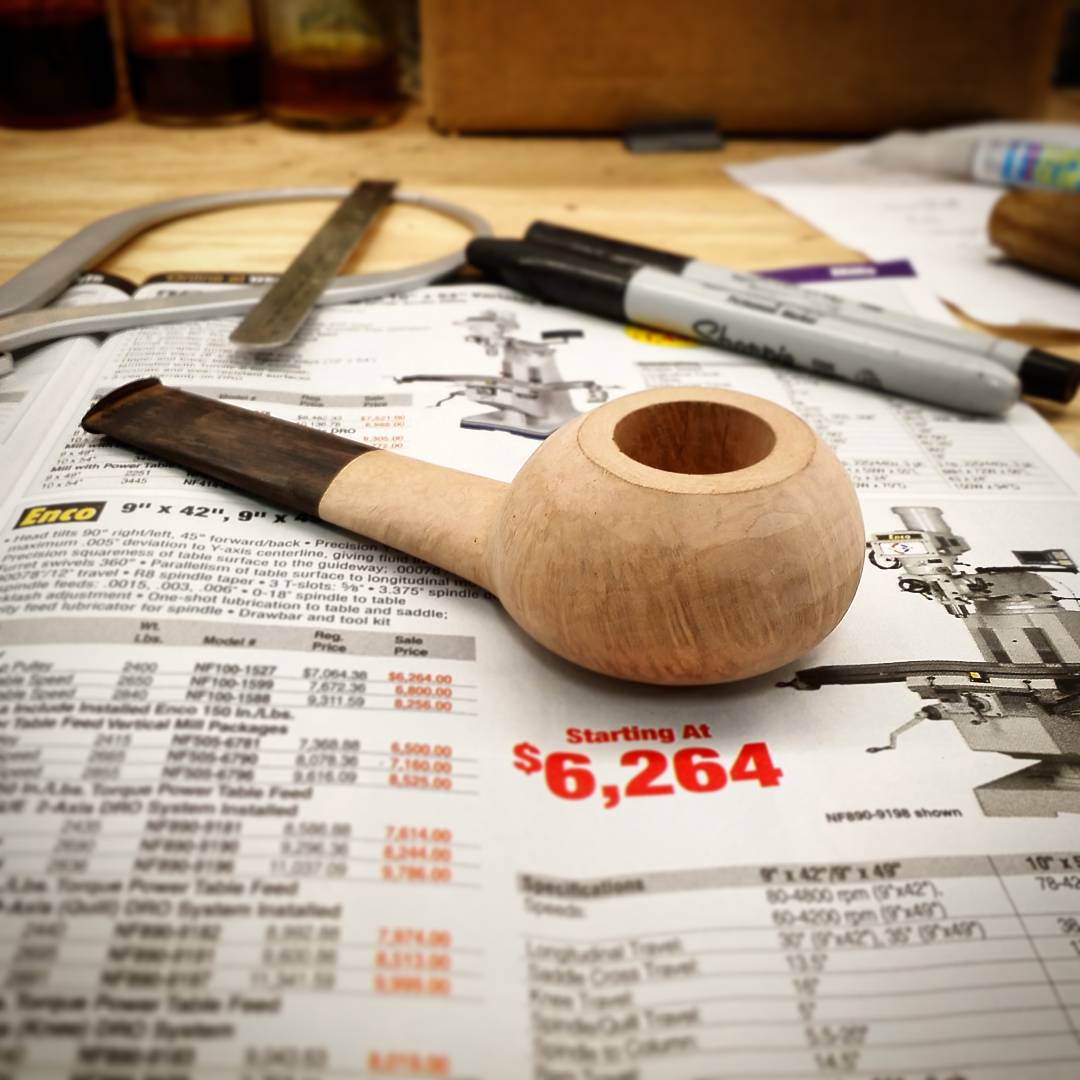 Another one #onthebench.

#artisanpipe #artisanpipeshop #pipeplayground #briarlab #nkpwhq #blhq #smallbusiness #indianapolis #indiana
