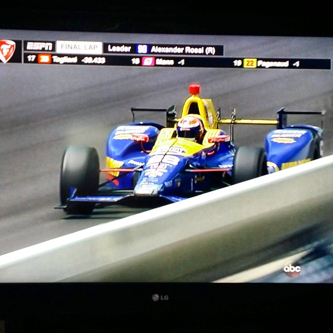 Congratulations to the rookie Rossi and Andretti/Herta Racing! Shows that strategy wins races! One two finish! What an amazing race, thank you IMS for 100 great years of racing!