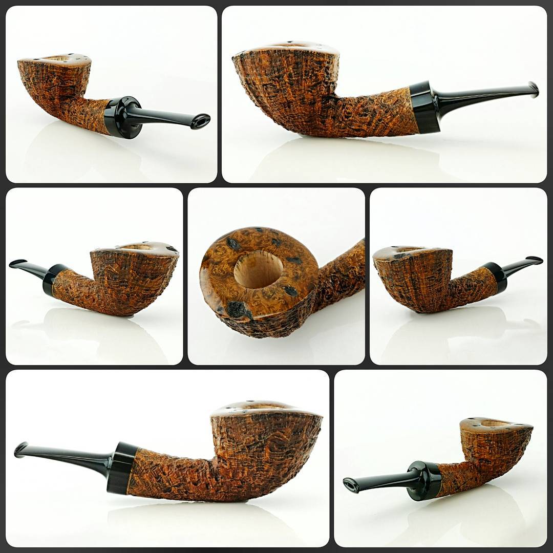 Handsome little contrast blasted dublin available. A tumultuous and rich brown blast juxtaposed by a silky smooth rim with some plateau just peeking out!

Contact me if interested: nate@natekingpipes.com 
#artisanpipe #artisanpipeshop #pipeplayground #briarlab #nkpwhq #blwhq #pipepix #indianapolis #indiana #smallbusiness #availableNOW #youknowyouwantit #shipit